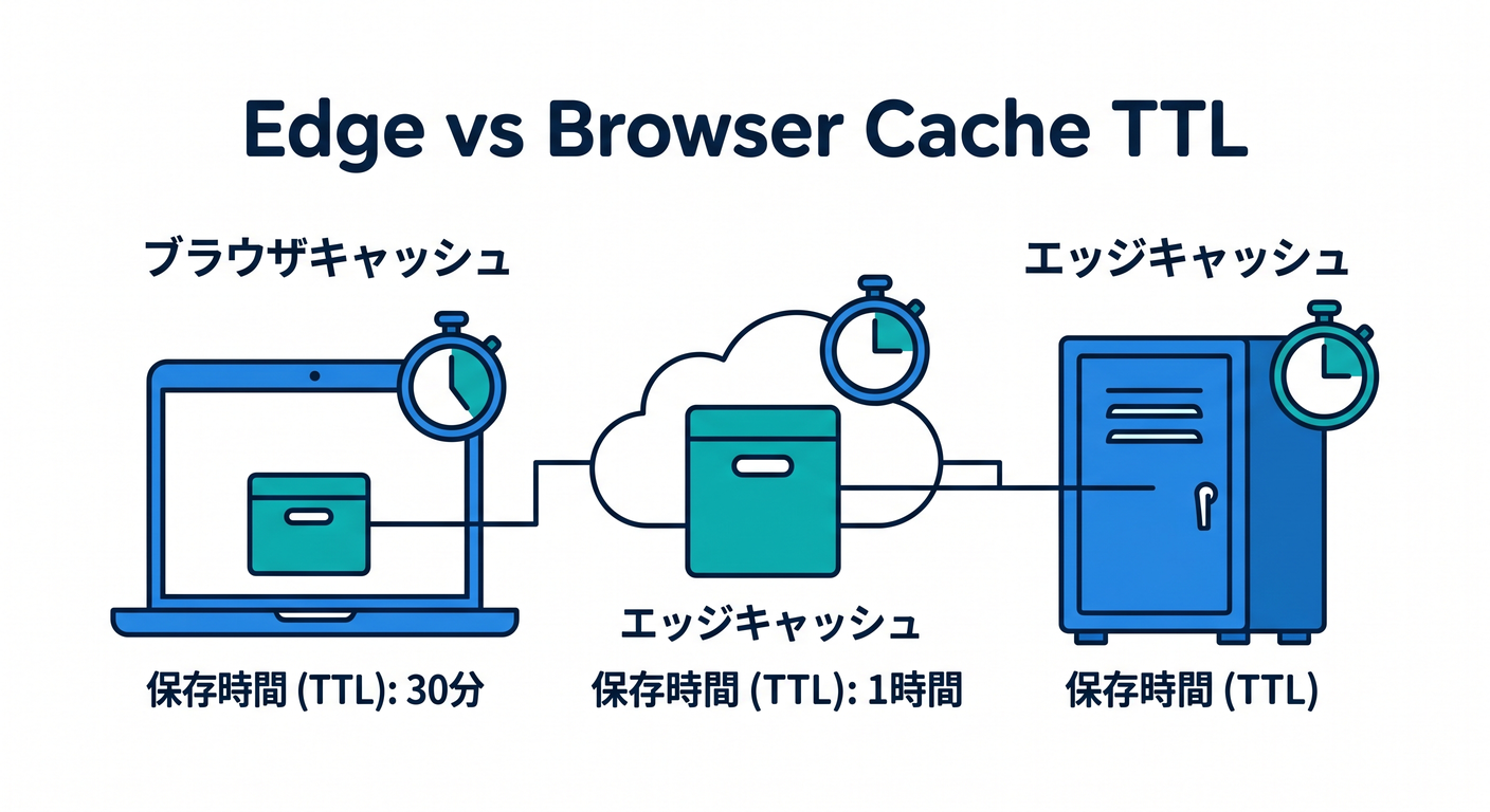 Edge vs Browser Cache TTL