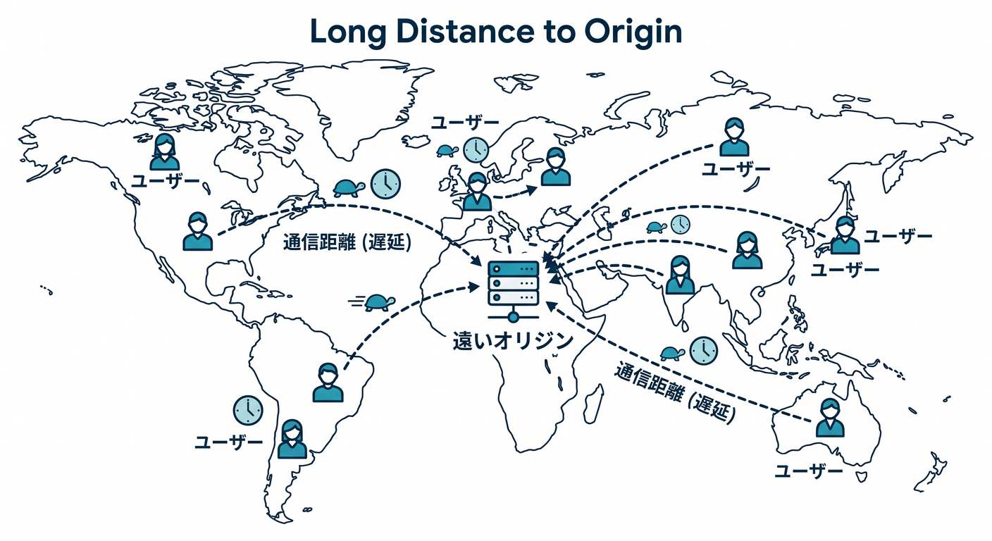 Long Distance to Origin