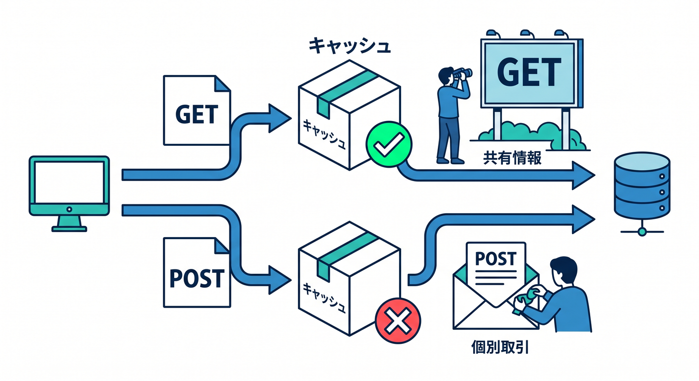 GET vs POST caching