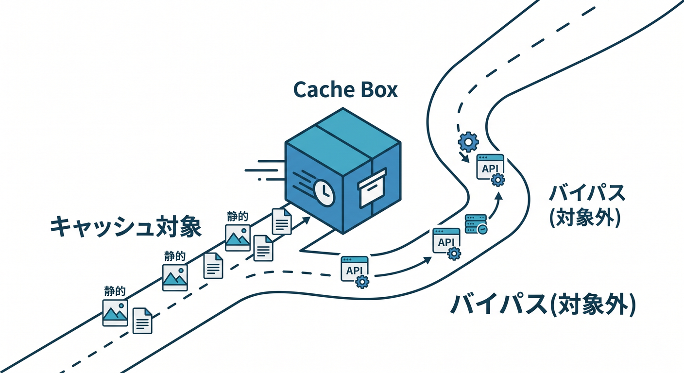 Eligible vs Bypass cache