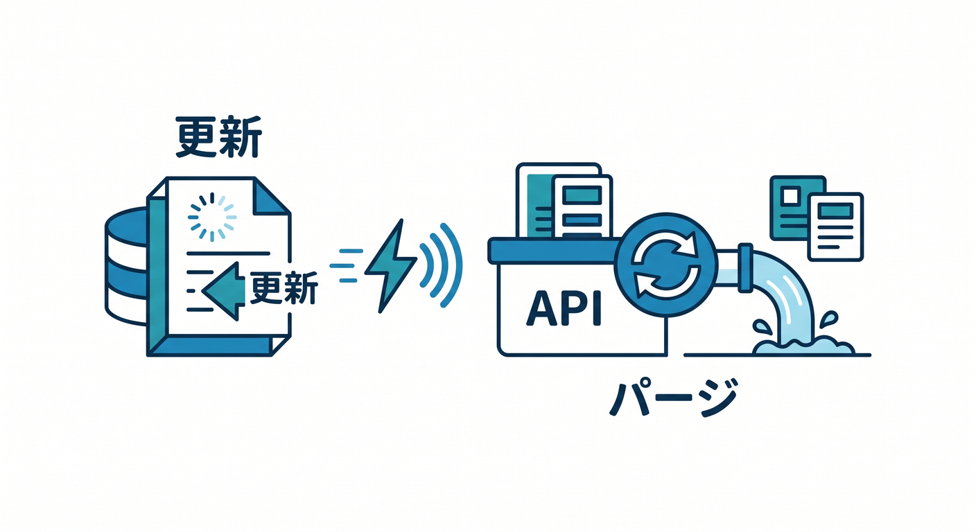 Purging API response on update