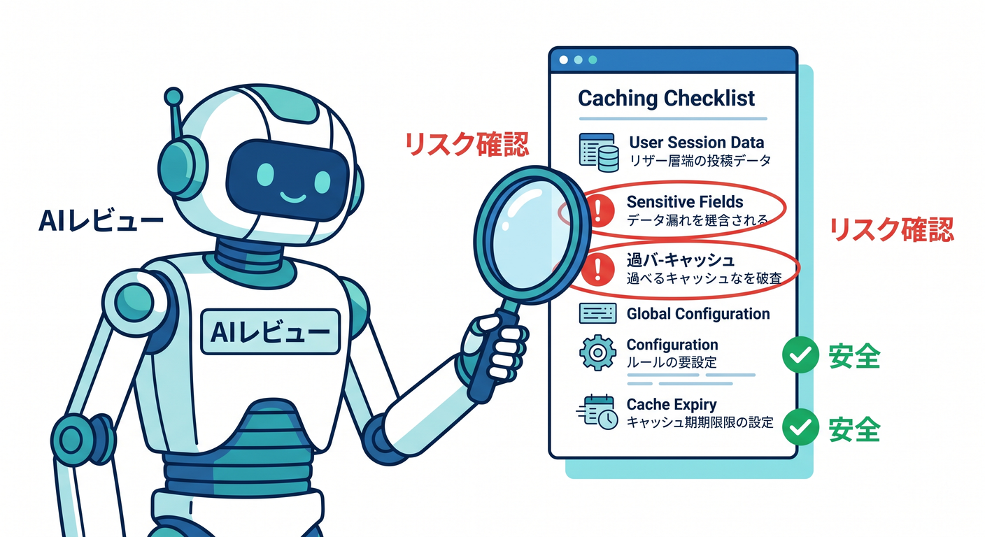 AI reviewing cache policy