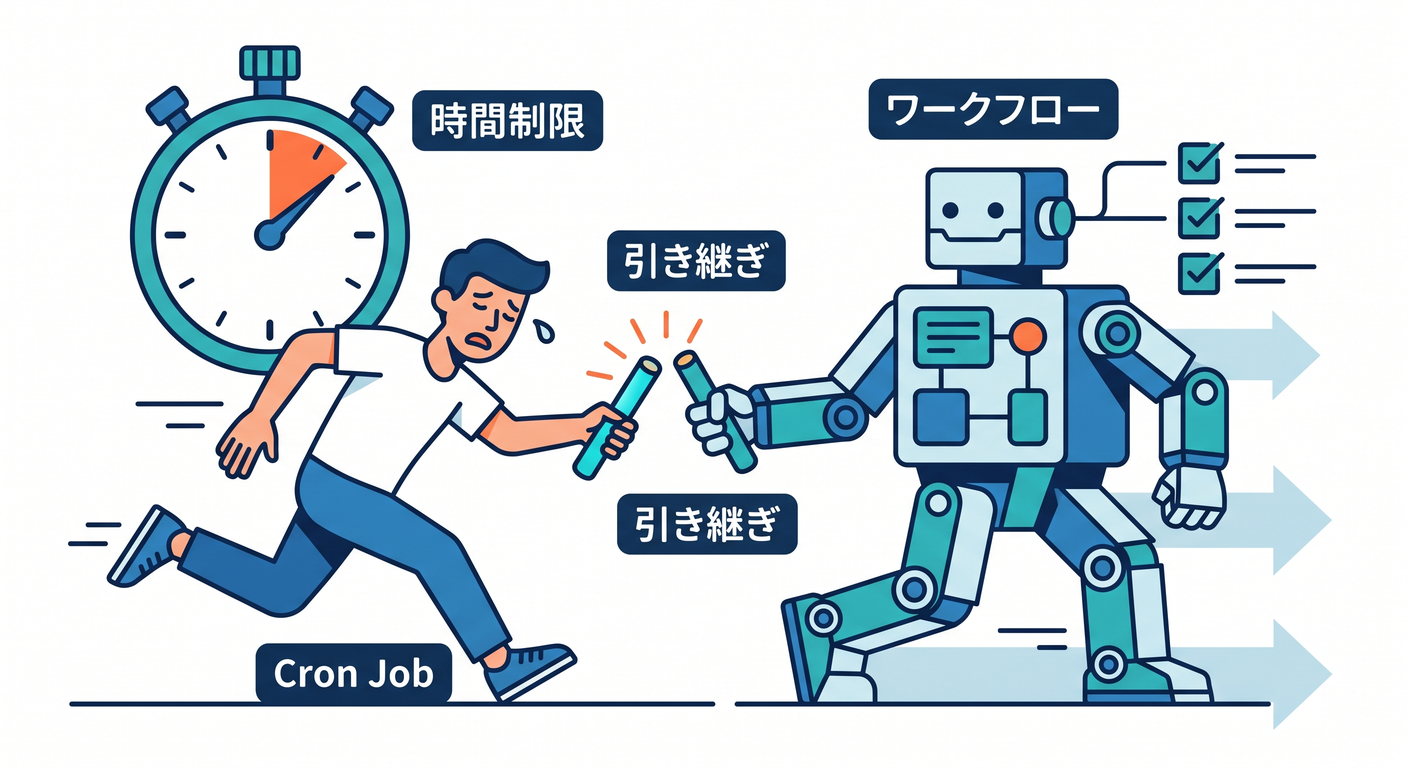 Limits of Cron for Long Tasks