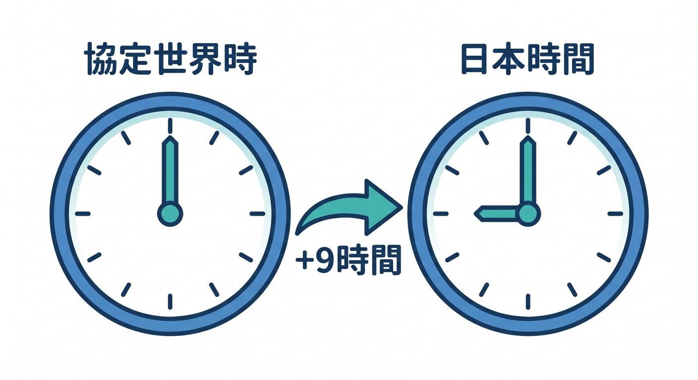 UTC and JST Time Difference