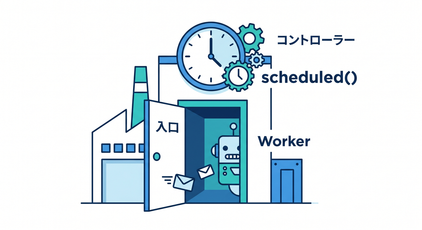 scheduled() handler entry point