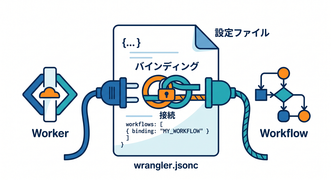 Workflow Binding in wrangler.jsonc
