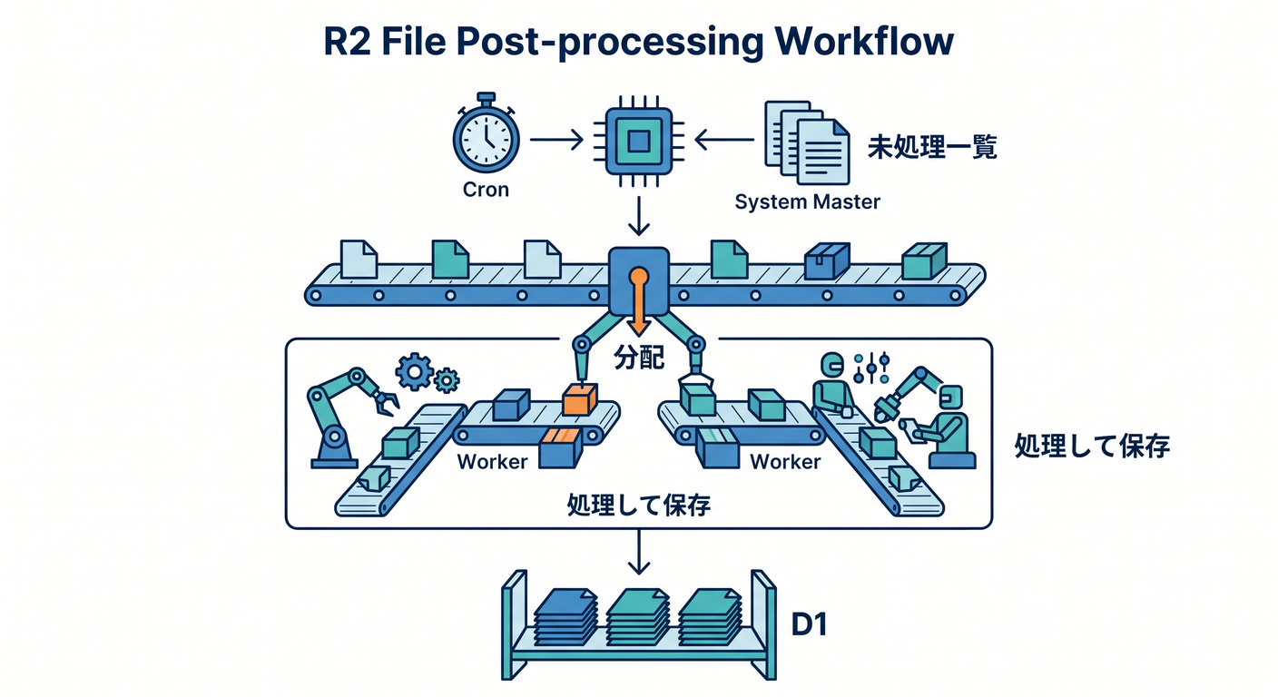 R2 File Post-processing Workflow