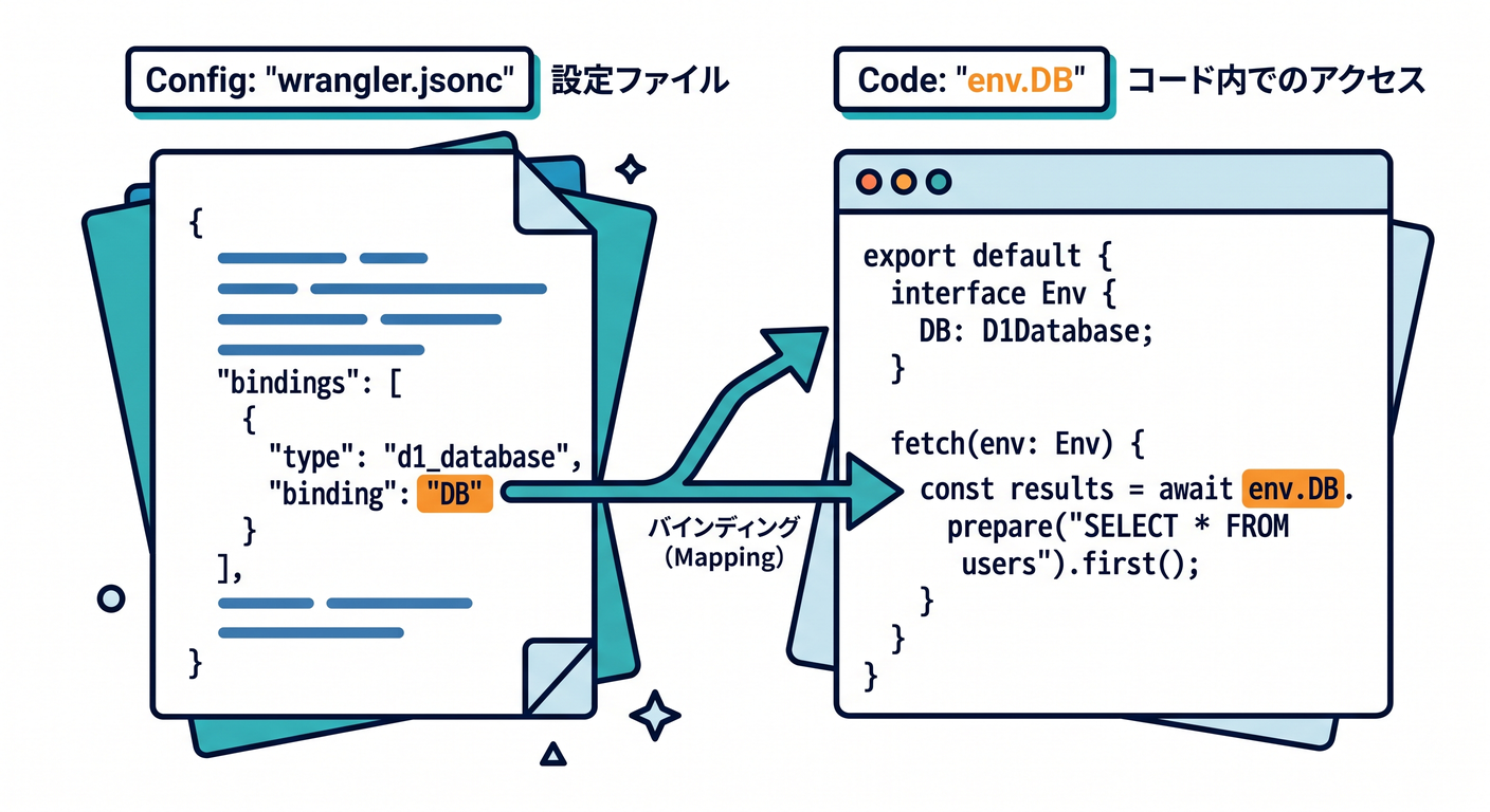 Mapping Binding to env.DB