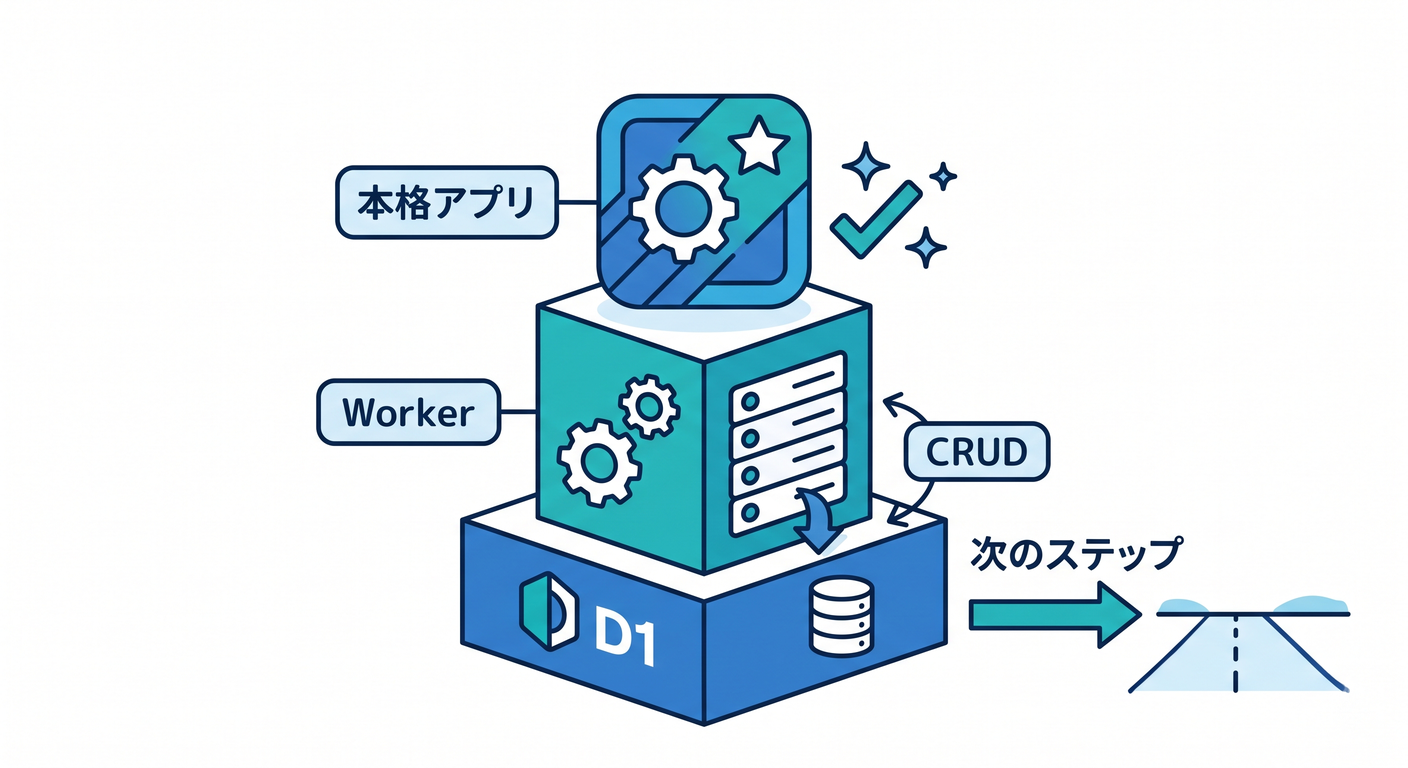 Summary of building a D1-backed app