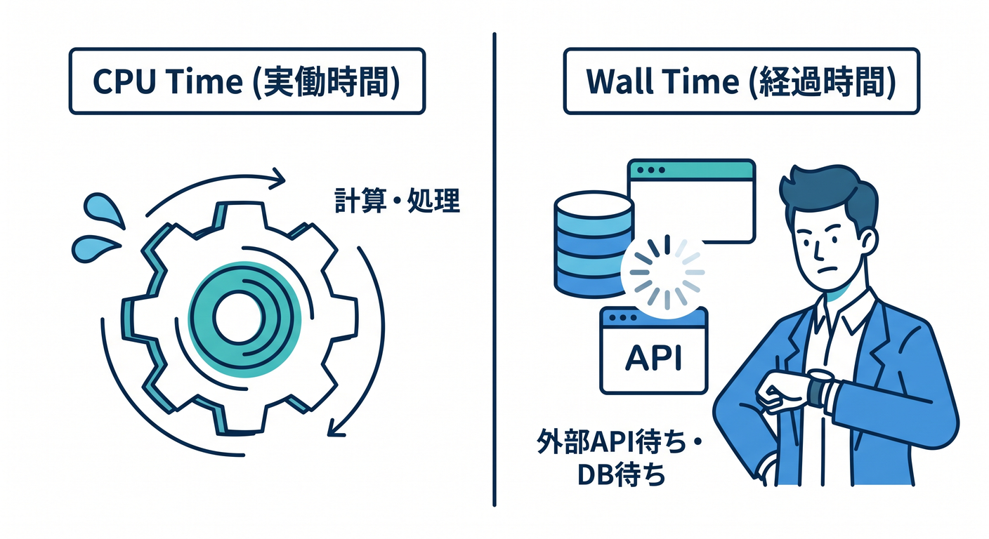 CPU vs Wall Time