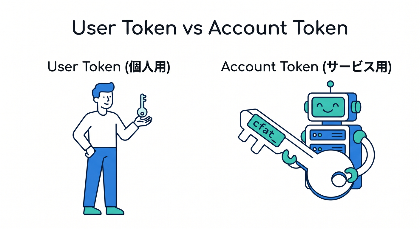 User TokenとAccount Tokenの違い