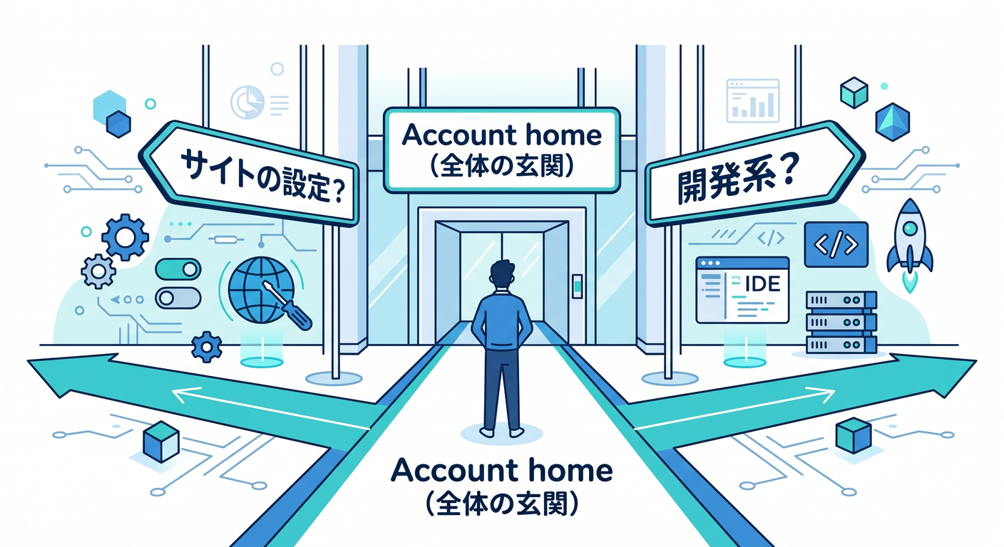 Account Home as the Entrance