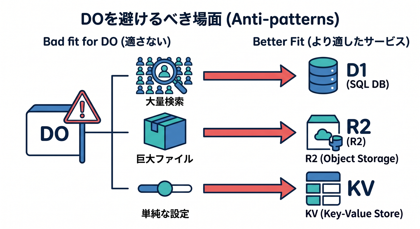 DOを避けるべきケース