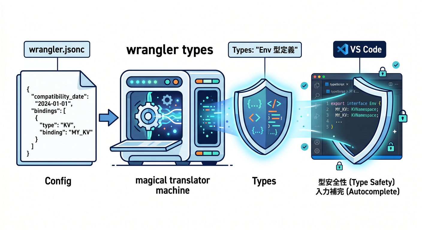 wrangler types generating types
