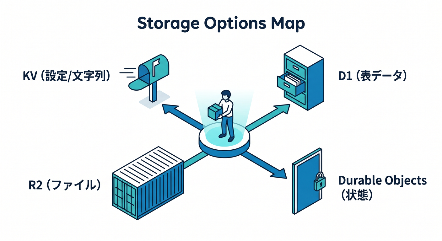 Storage Options Map
