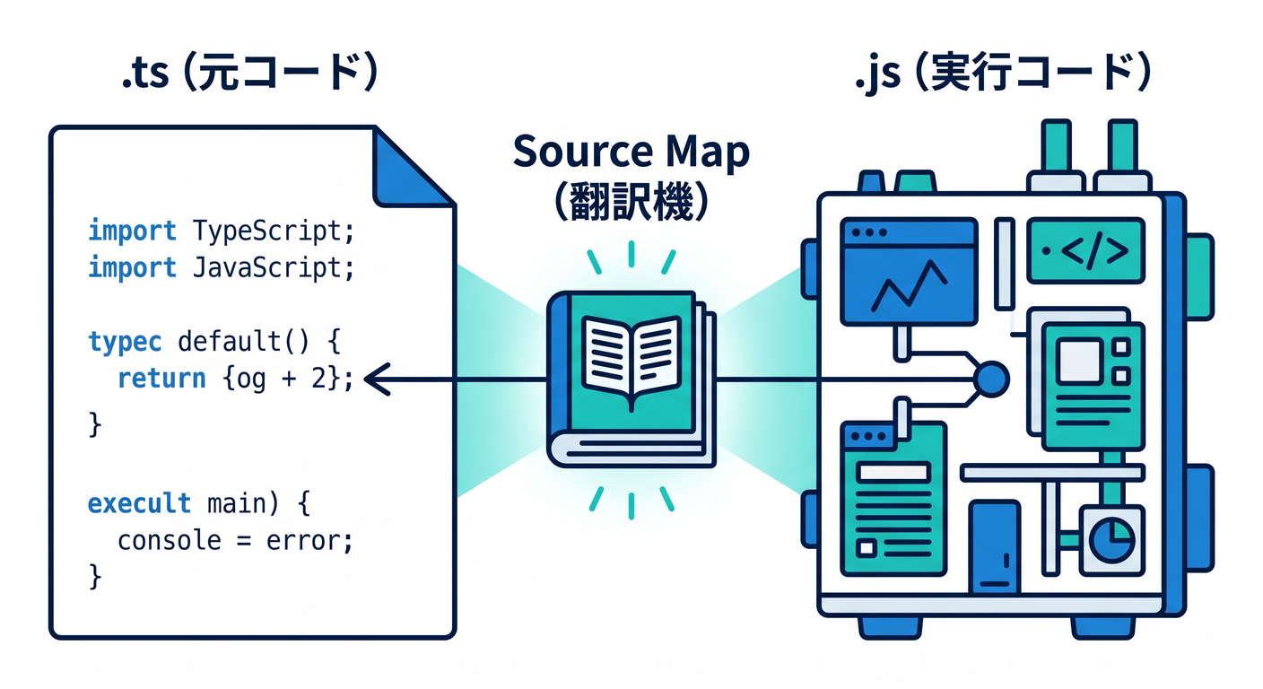 Source Maps Translating Code