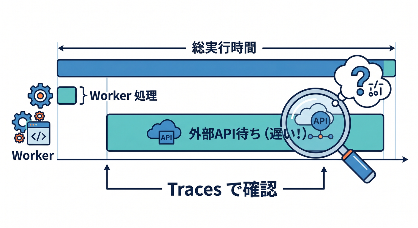 traces timing