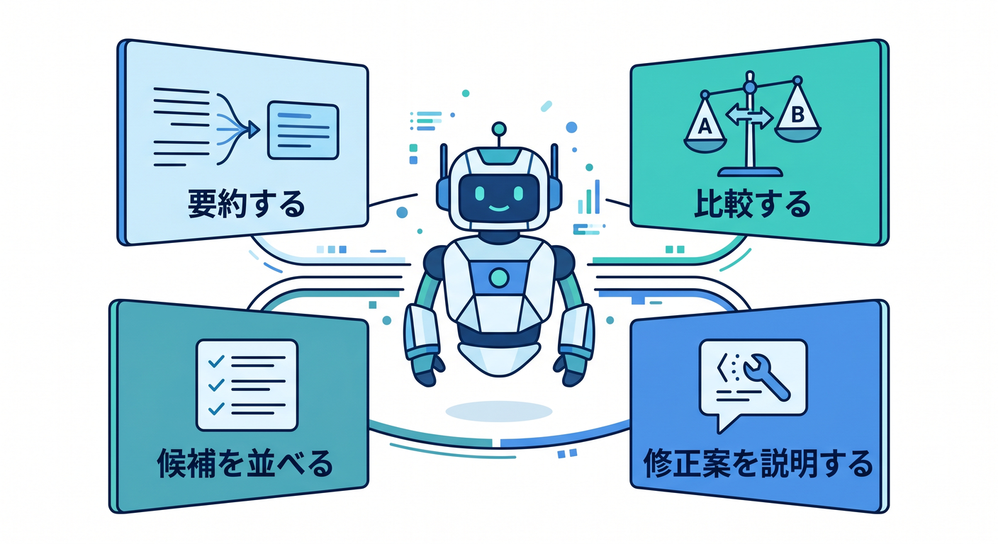 Four main roles of Copilot