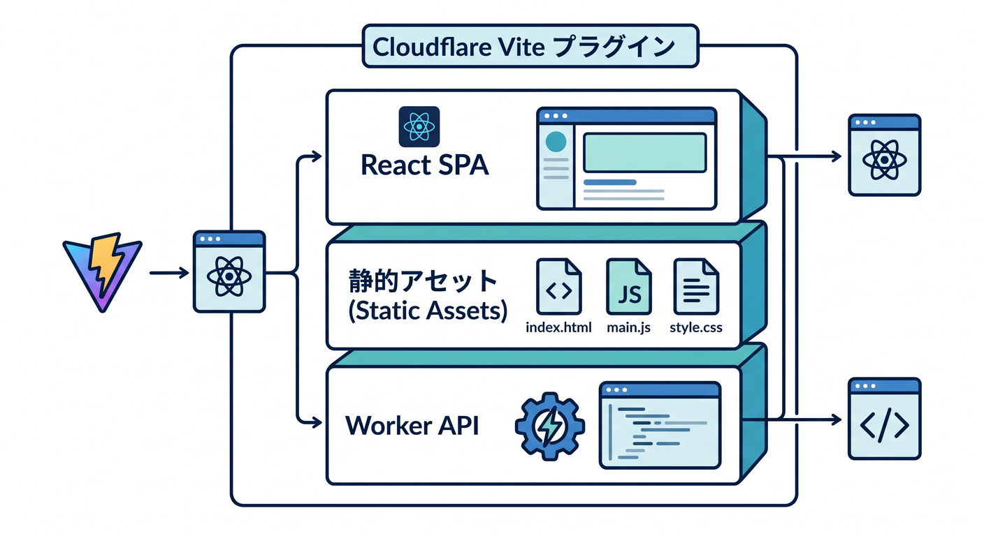 React + Vite + Cloudflare architecture