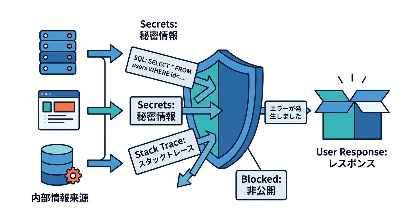 内部情報を隠す