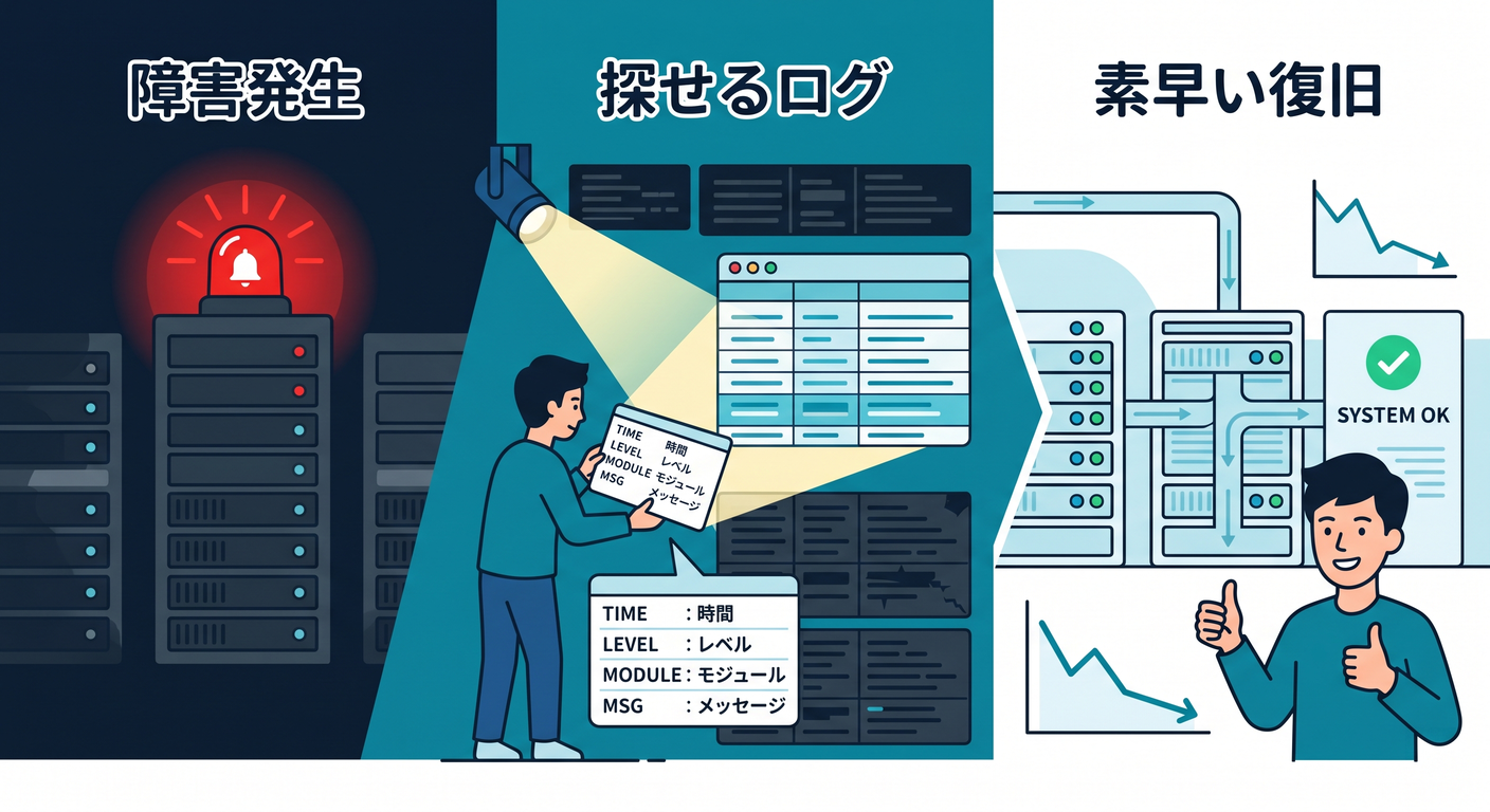 探せるログ
