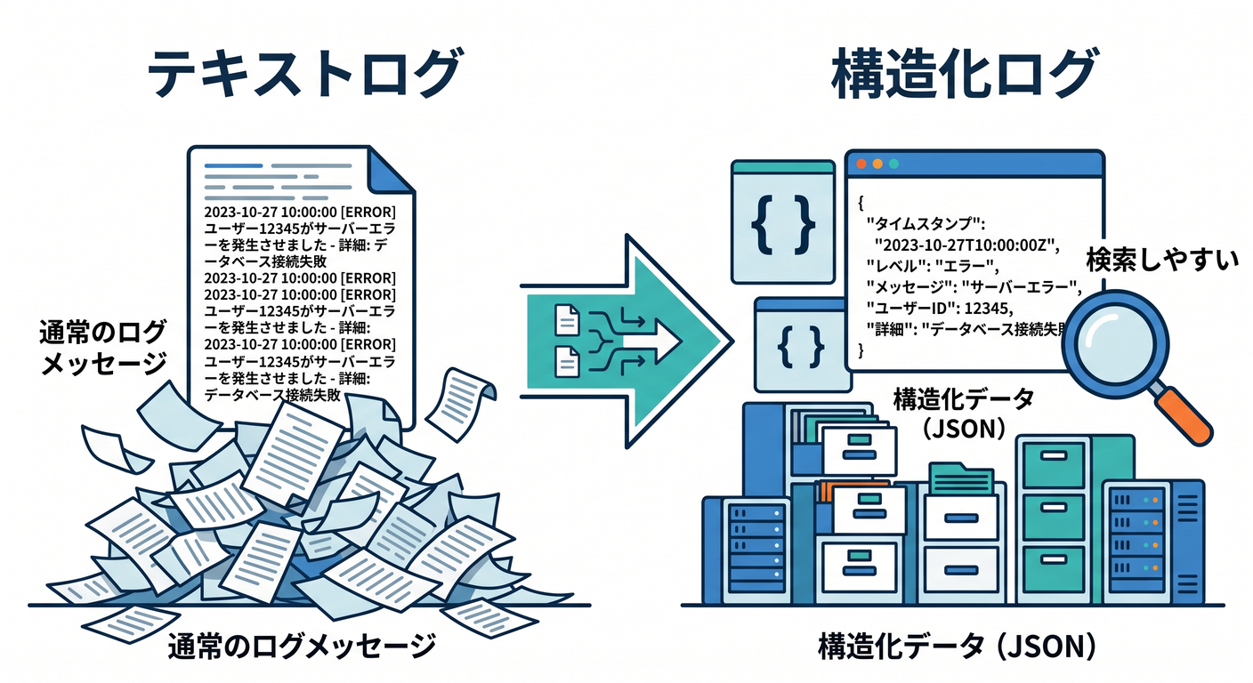構造化ログの概念