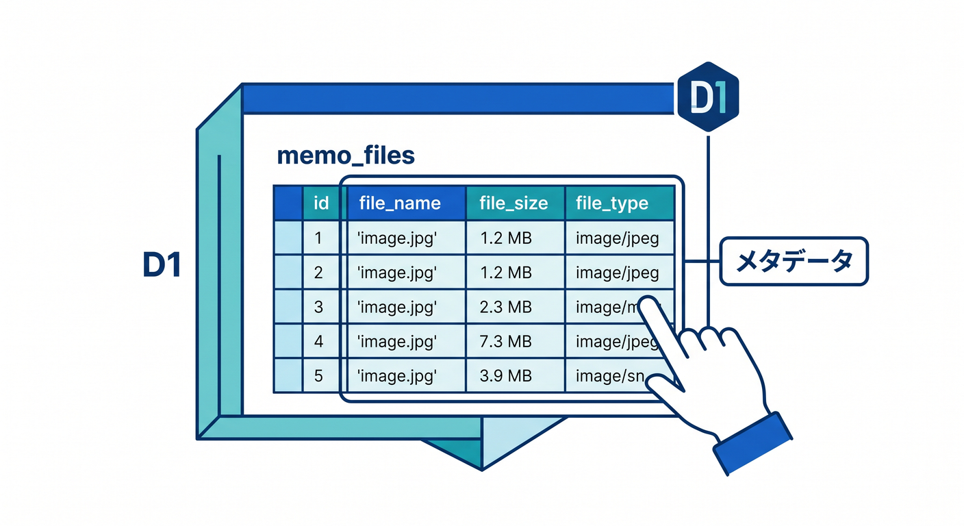 D1 metadata storage