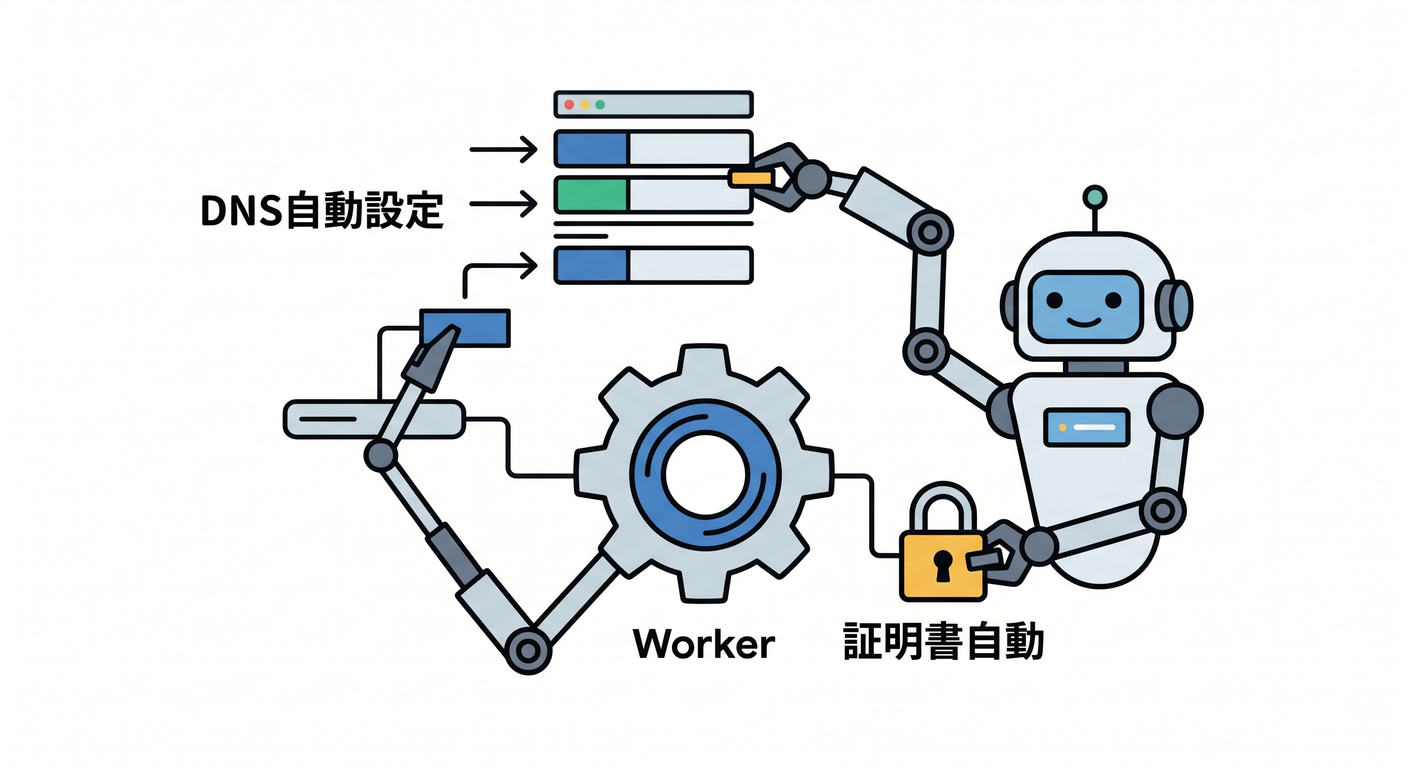 Custom Domains automated setup