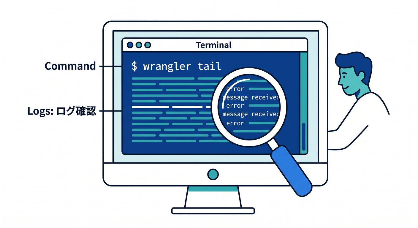 Using wrangler tail for real-time logs