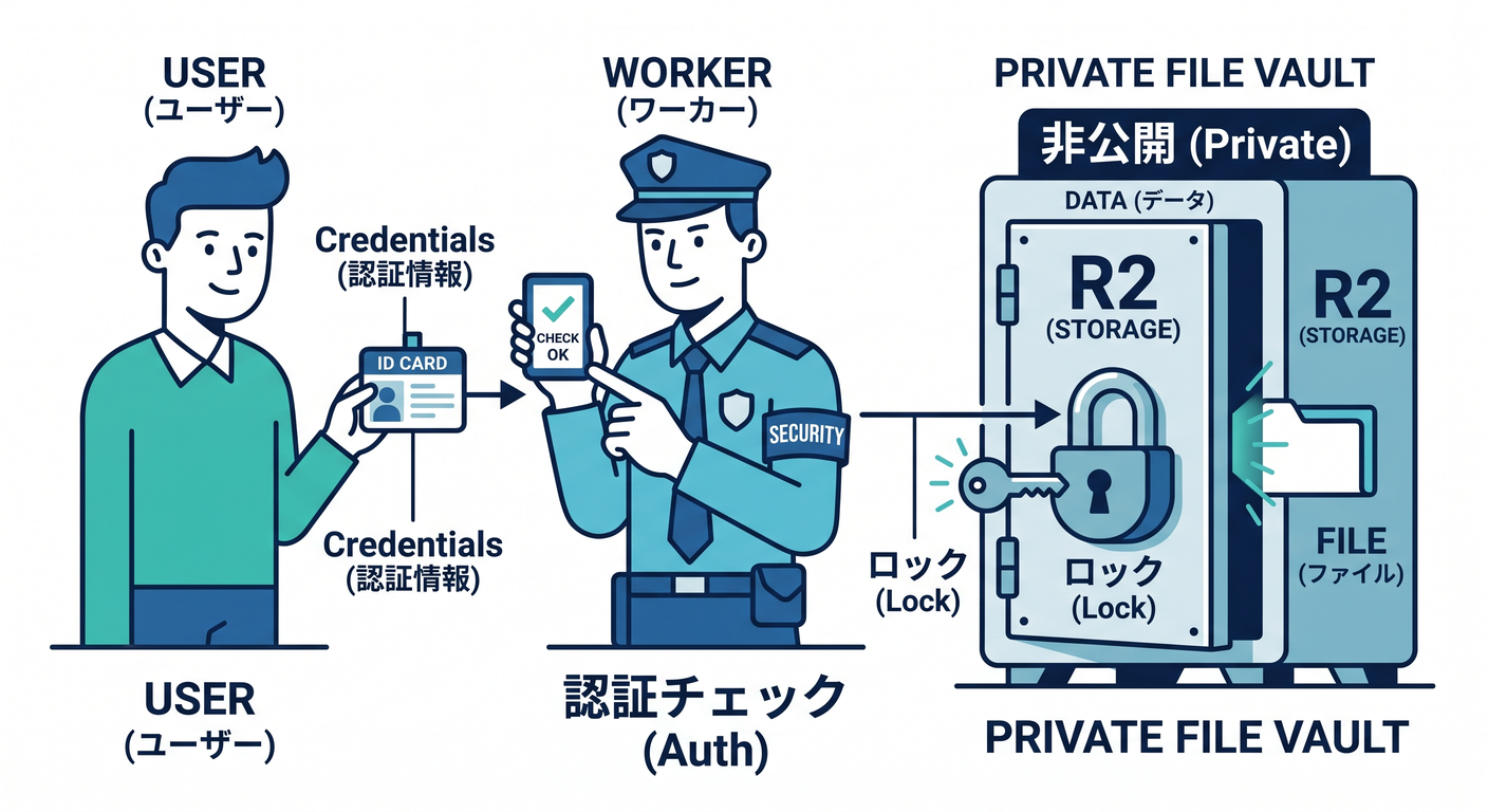 Serving authenticated files