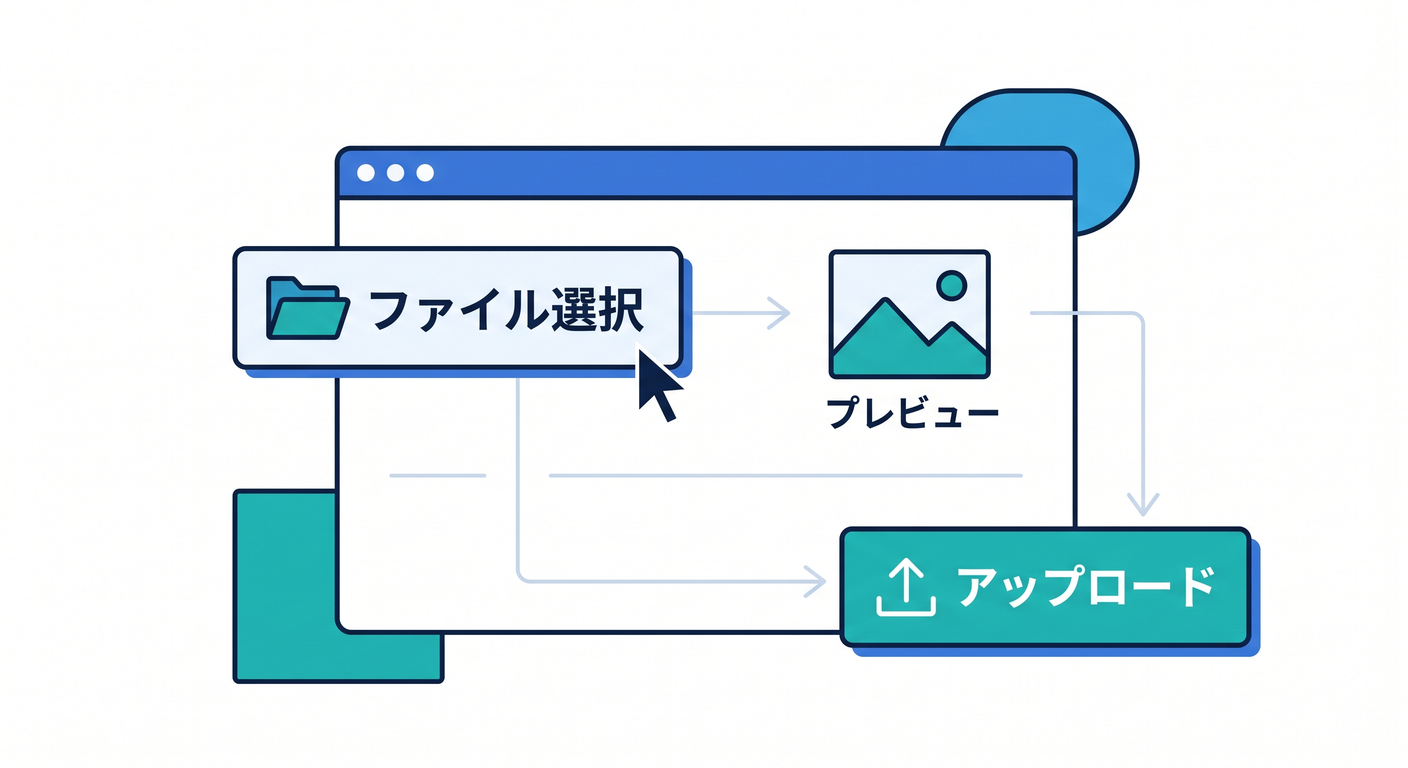 React UI elements for upload