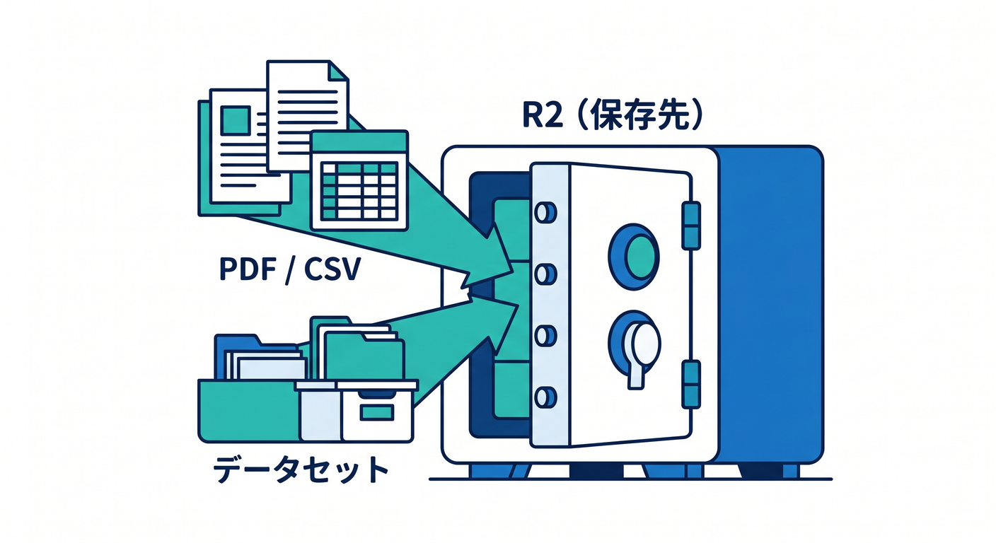R2 as storage for diverse AI files