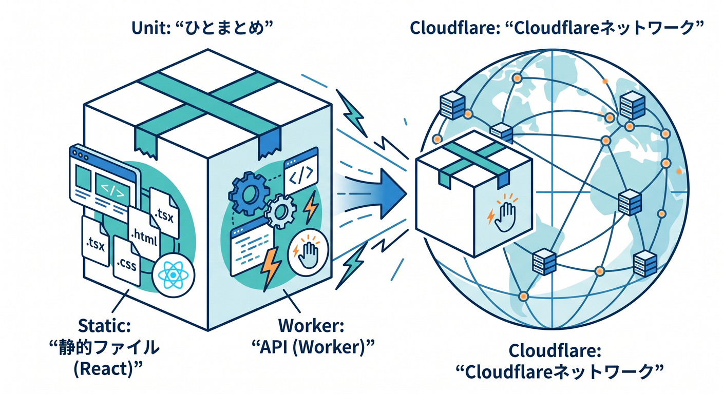 Cloudflare Static Assets concept