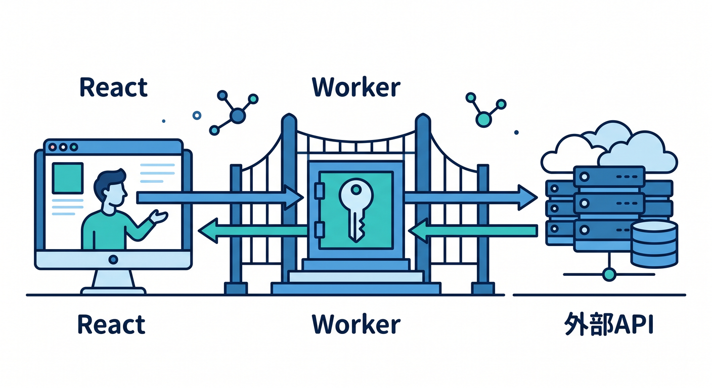 Worker as a Secure Middleman