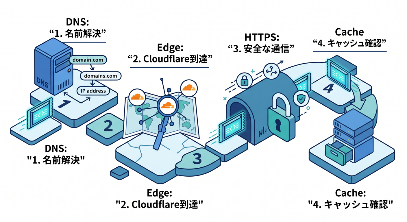 End-to-end web request story