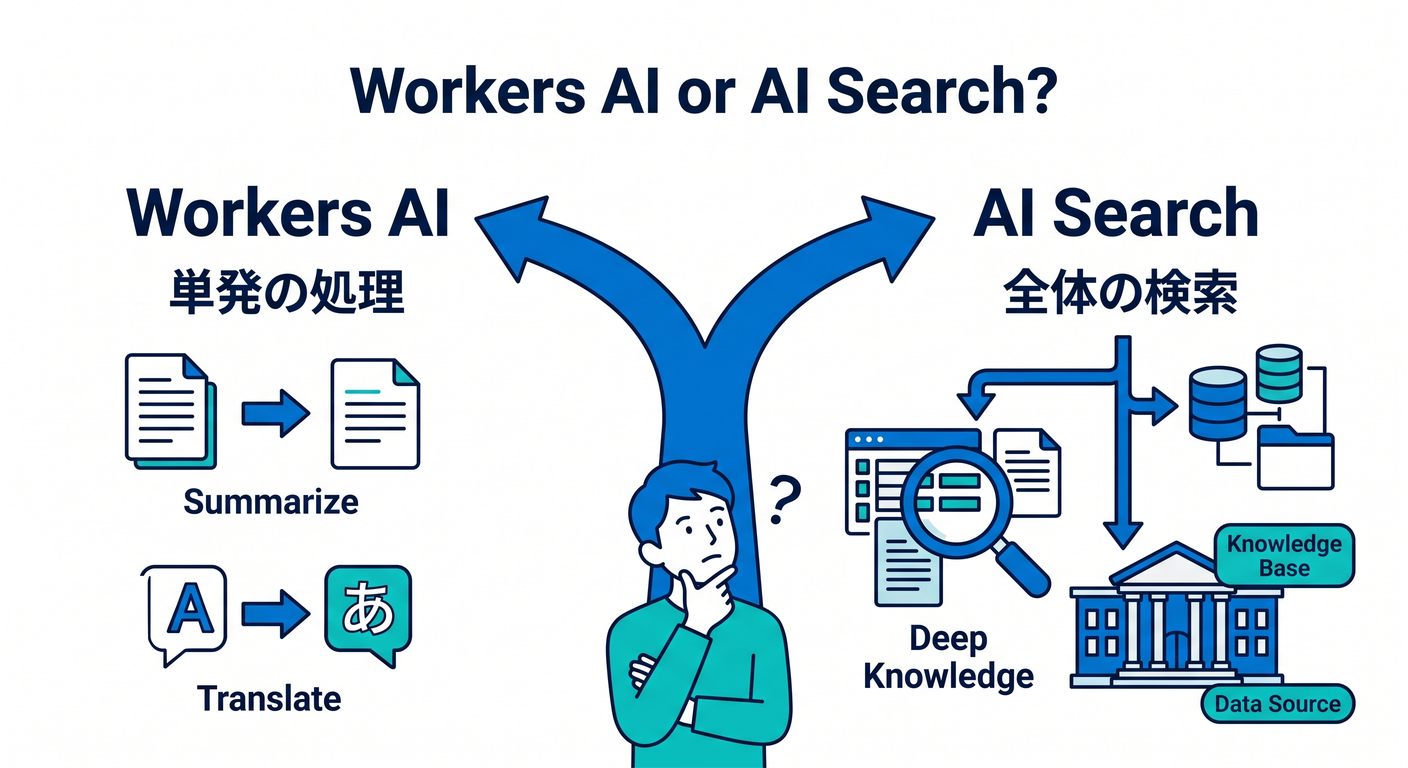 Comparing Workers AI and AI Search