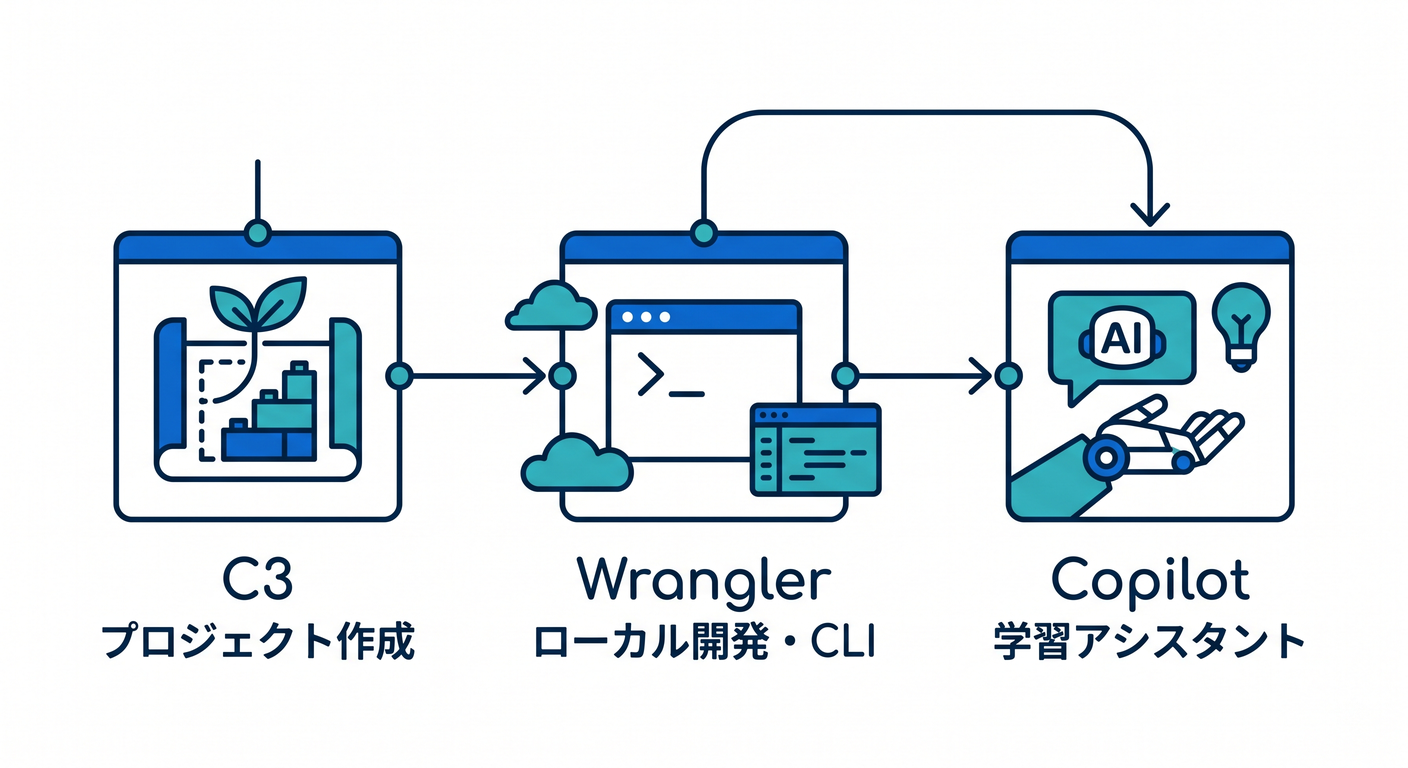 Introduction of the 3 key tools for Cloudflare development