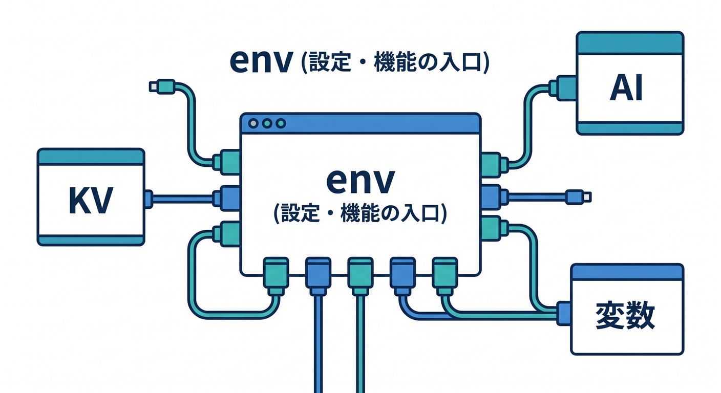 Env Object as a Gateway to Services