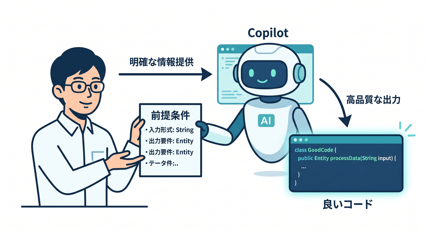 Asking Copilot with Clear Context