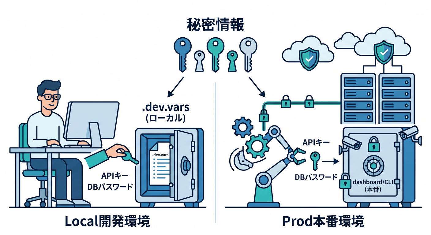 Secret Management in Development vs Production