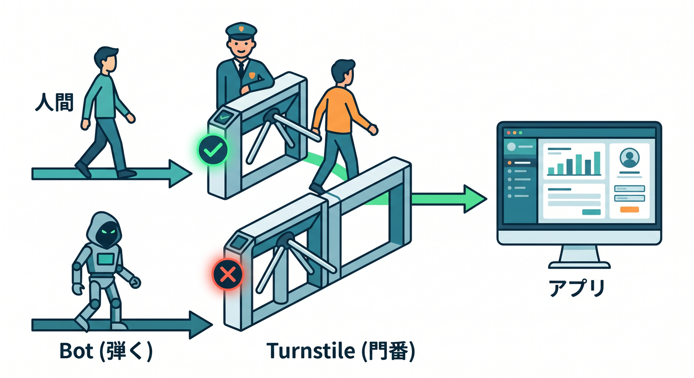 Turnstile Architecture and Bot Protection