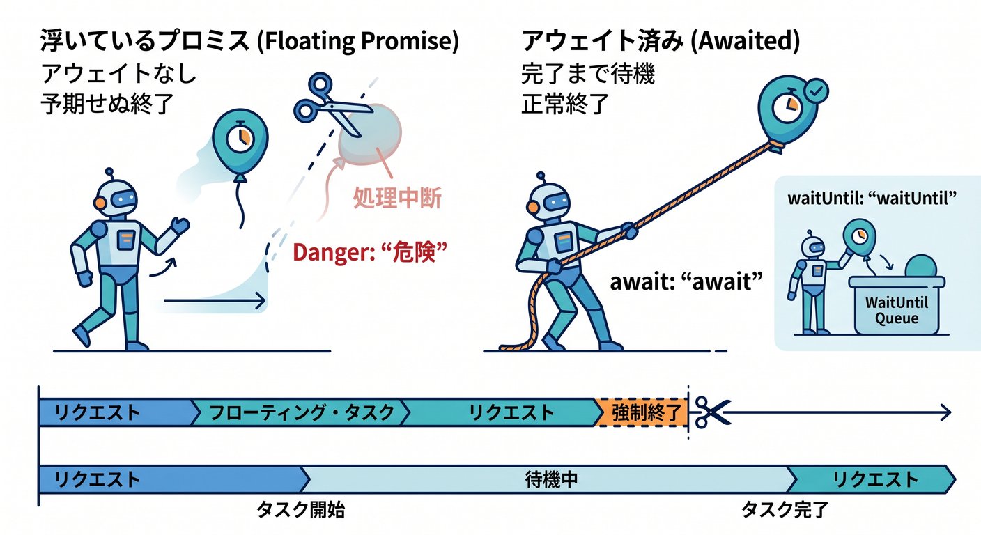 Danger of Floating Promises