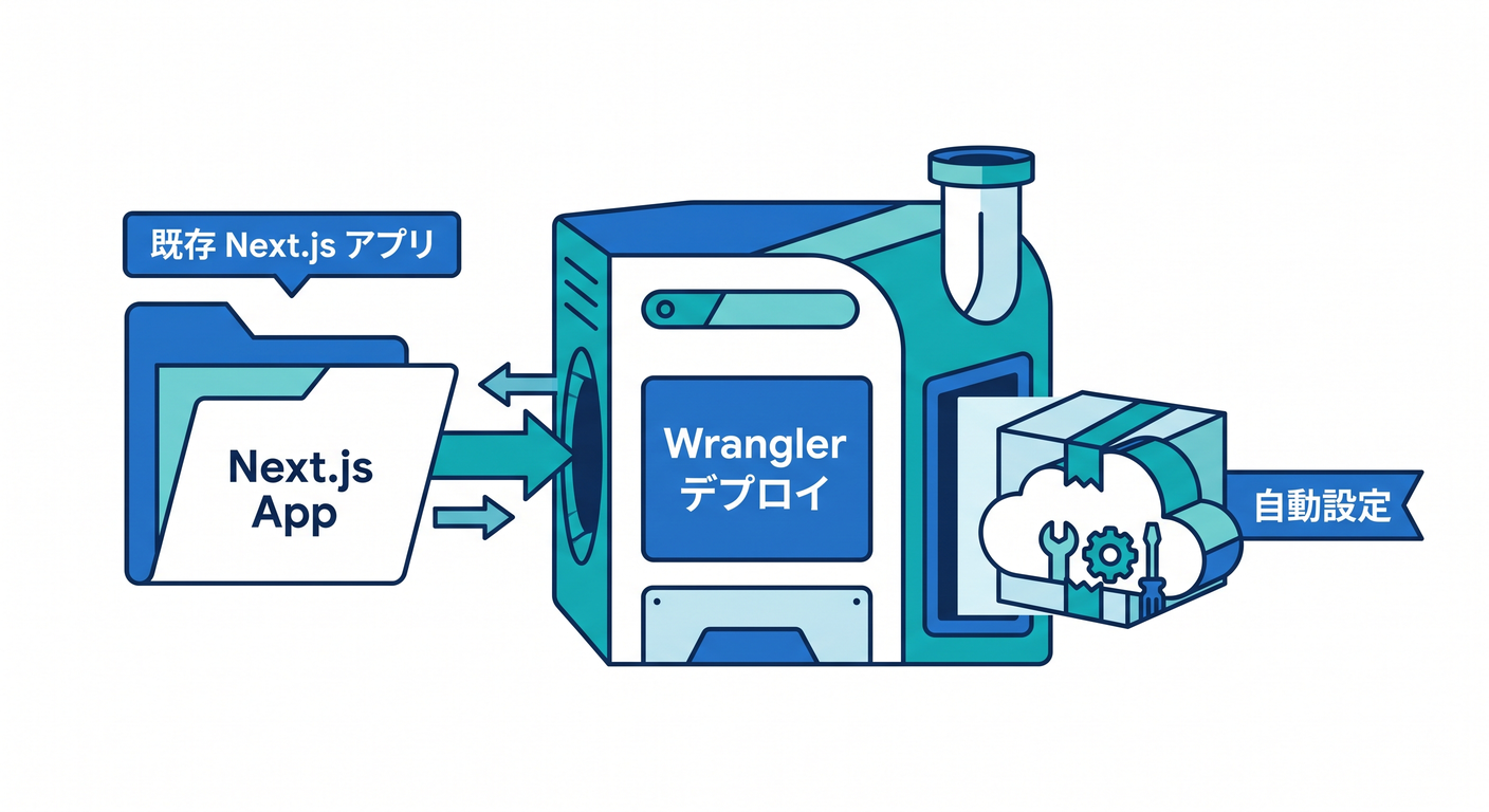 Wrangler auto-detecting and configuring existing Next.js projects