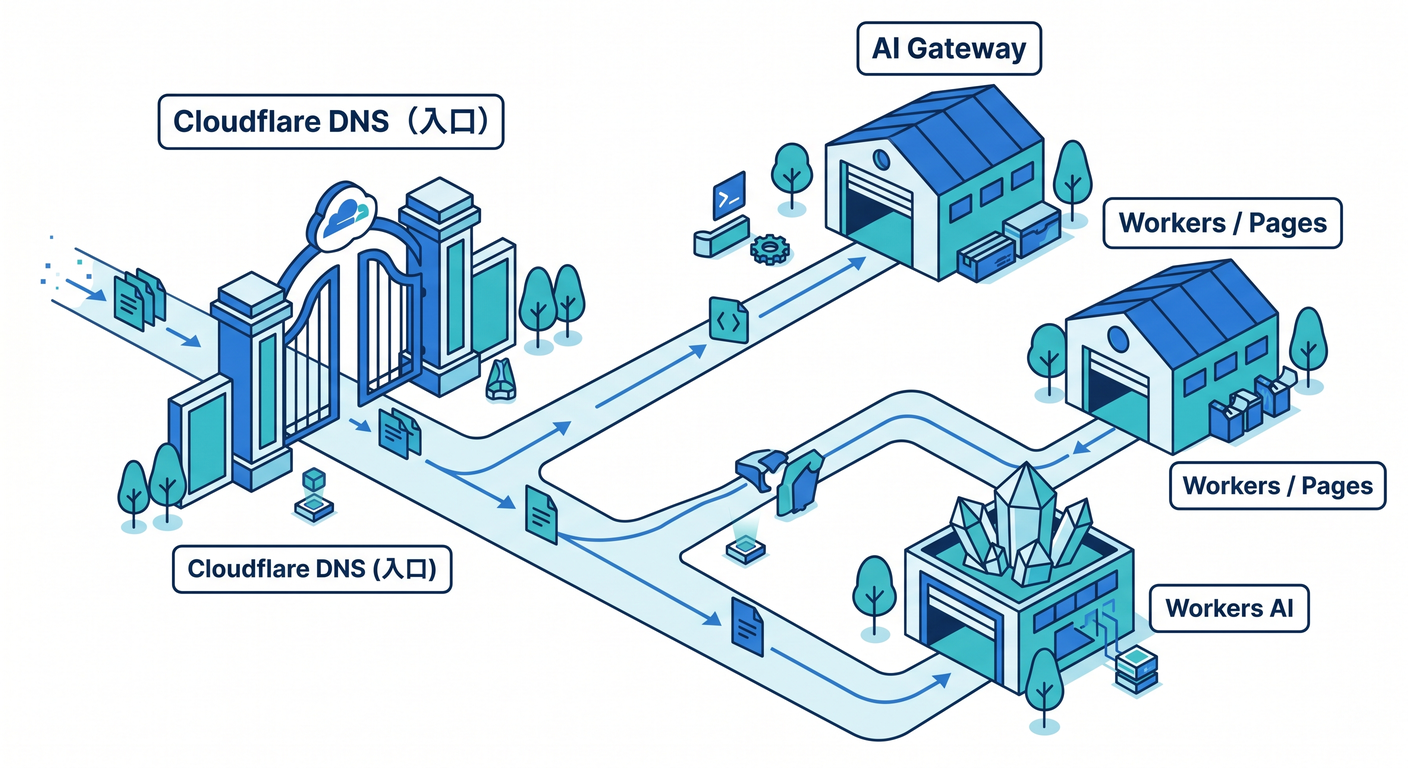 AI App Cloudflare Routing