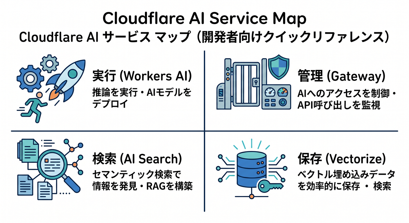 Cloudflare AI Service Map