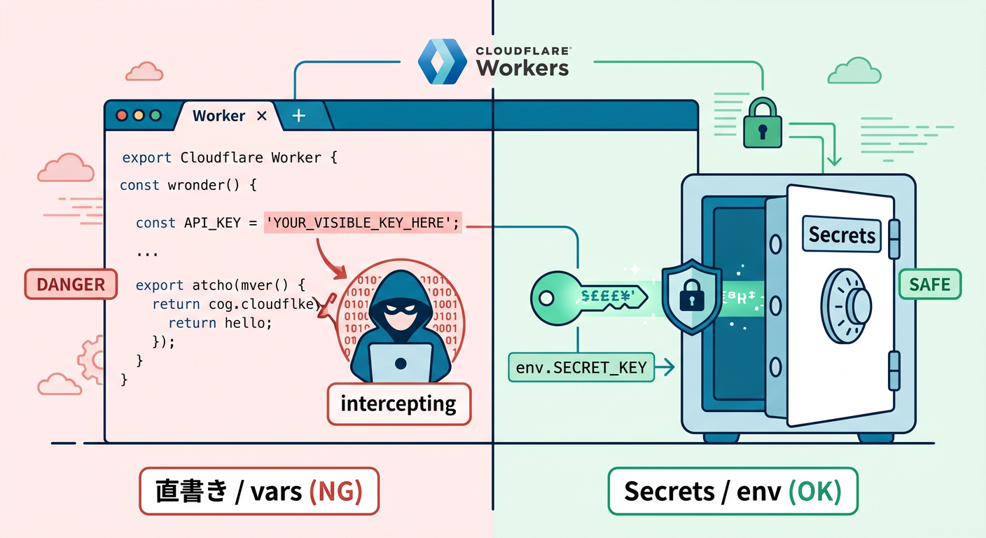 Secrets vs Vars in Cloudflare Workers