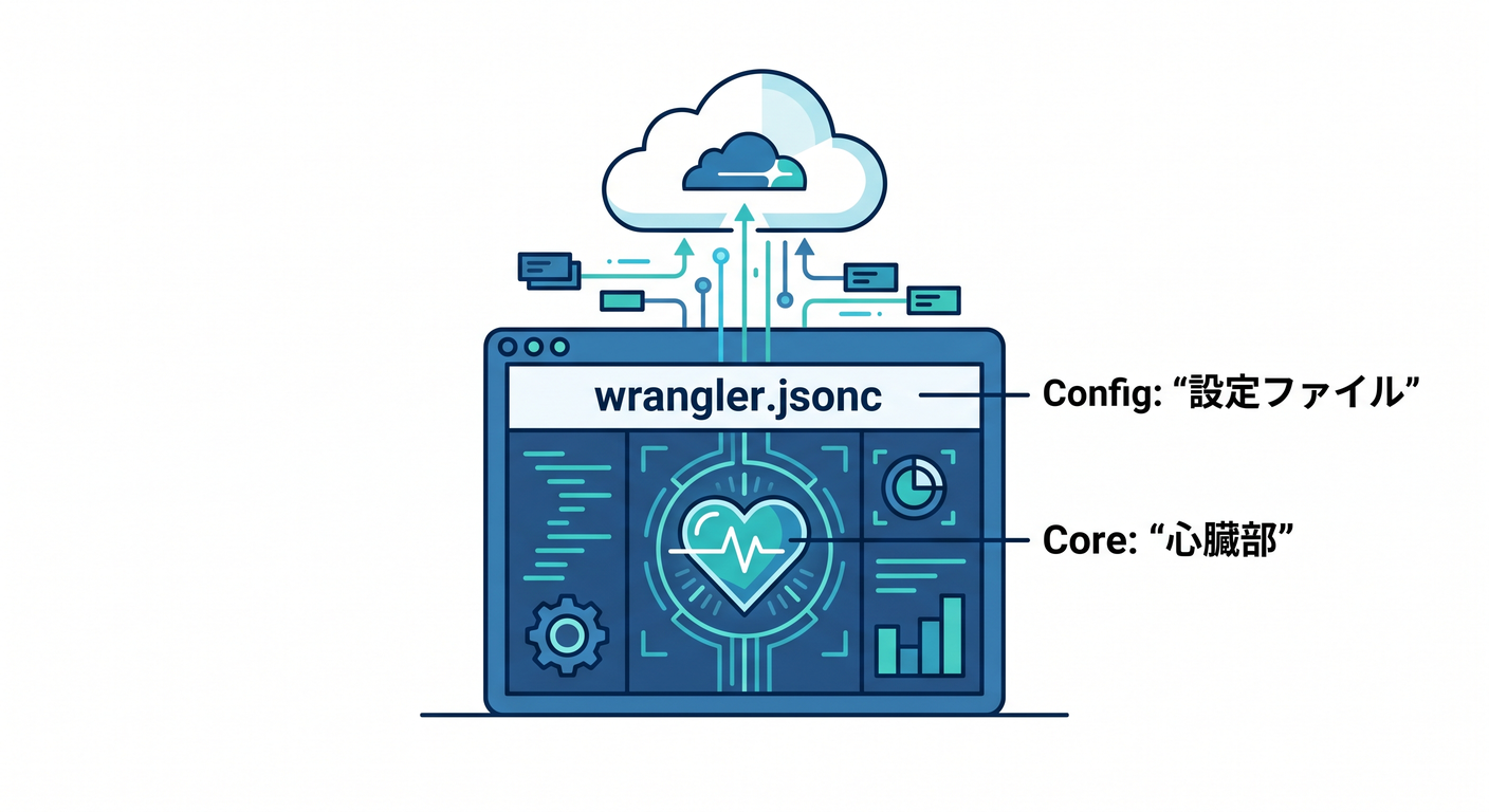 wrangler.jsonc Role