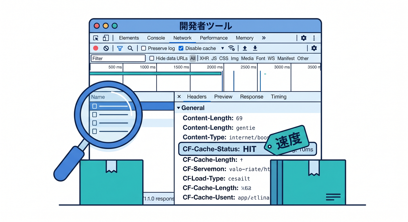 Checking cache hits in DevTools