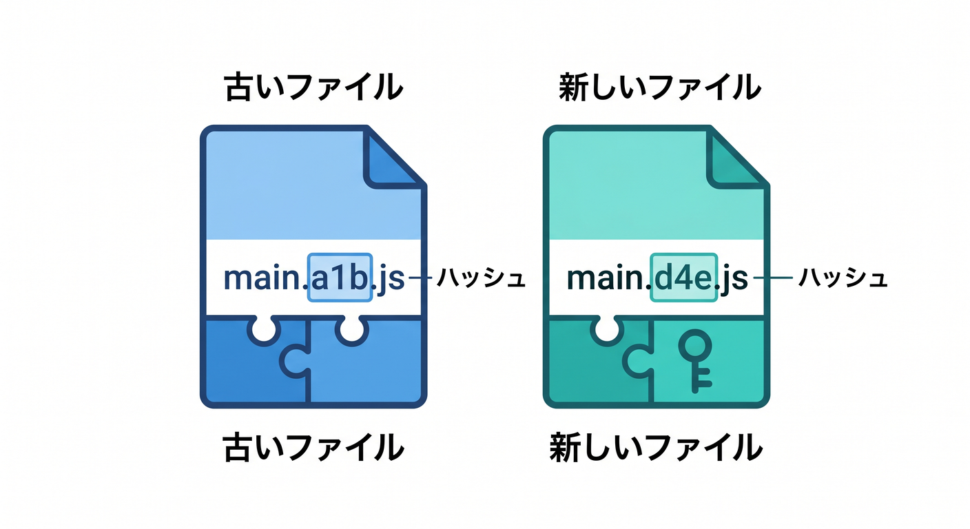 Hashed filenames preventing cache conflicts