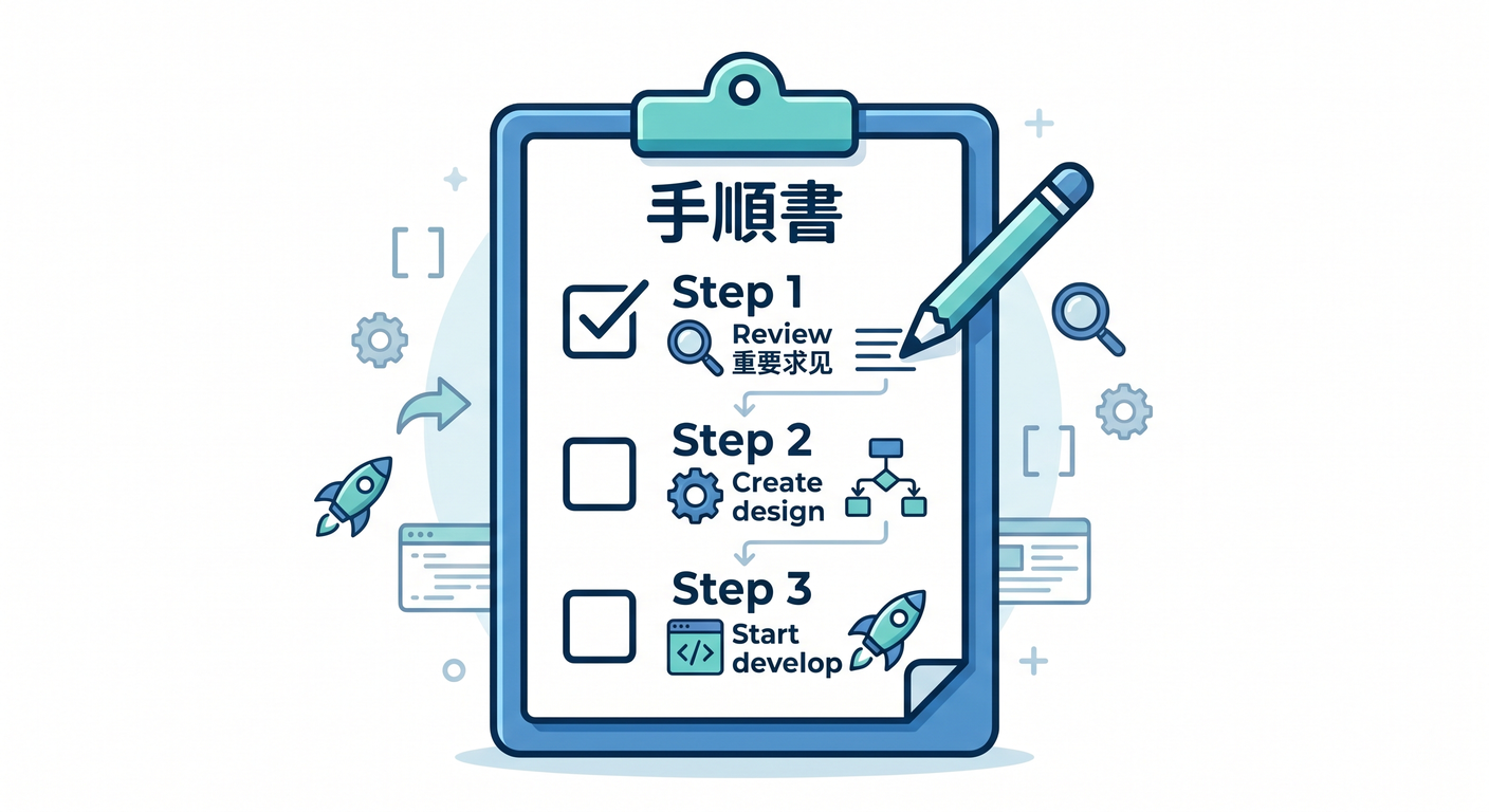 Workflow as a manual